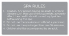 Missouri Spa Rules Sign