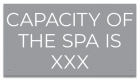 Montana Spa Capacity Sign