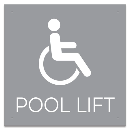 Pool Lift w/ISA Symbol