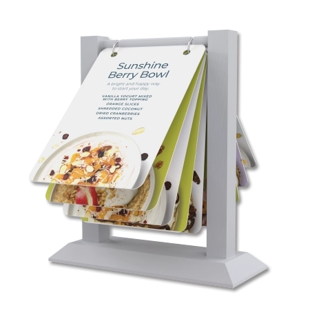 Recipe Card Flip Book - 10 Recipe Cards w/Easel