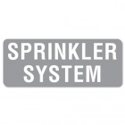 Sprinkler System Label