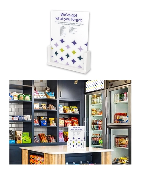 We've Got What You Forgot Retail Market Insert w/ Base