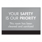 Your Safety Is Our Priority w/Easel