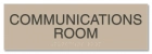 2-Line Common Room Sign