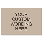 5-Line Custom General Information Sign