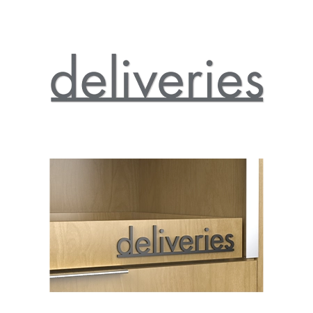 deliveries - Dimensional Letters