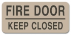 Fire Door - Keep Closed Label - 4 Pack