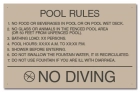 Florida Splash Pad Rules Signage