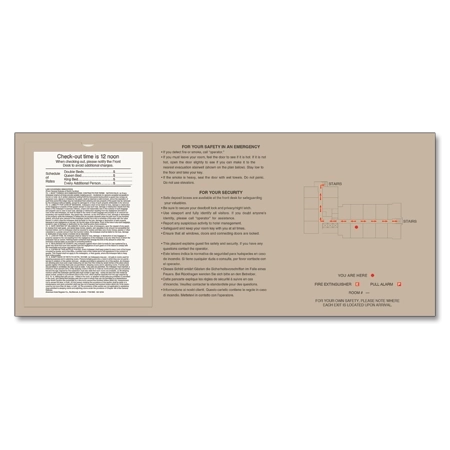 In-Room Evacuation Plans w/State Laws