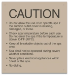 ISPSC Spa Rules Sign