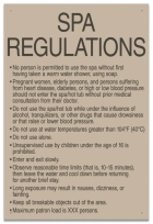 Nebraska Spa Regulations Sign