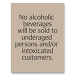 No Alcoholic Beverages To Be Sold - AL Code