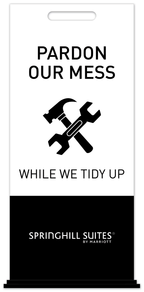 Renovation Free-Standing Floor Sign