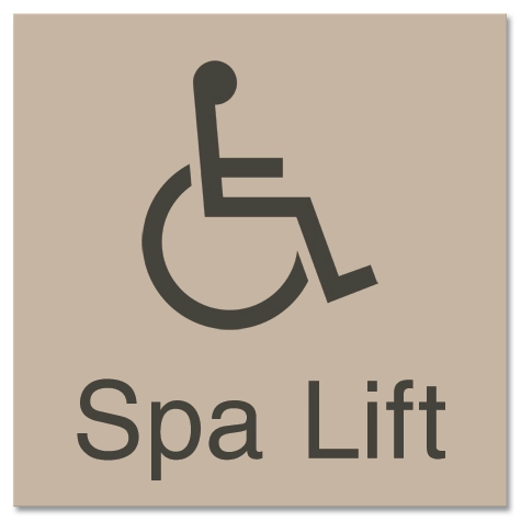 Spa Lift w/ISA Symbol - Large