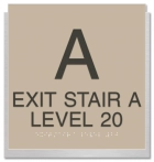 Stairway ID Sign - NYC Compliant