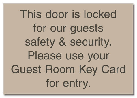 This Door Is Locked...