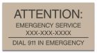 Utah Emergency Pool Sign