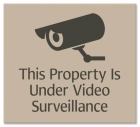 Video Surveillance Sign- Fiberbrite