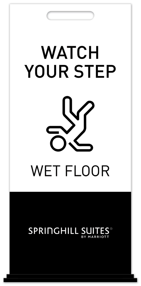 Wet Floor Free-Standing Floor Sign