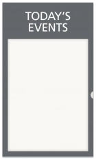 2-Line Informational Sign w/ Insert Window