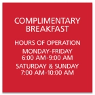 8-Line General Information Sign