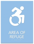 Area of Refuge Sign - Dynamic ISA Symbol