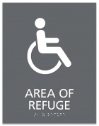 Area of Refuge Sign - ISA Symbol
