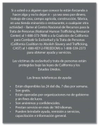 California Spanish Human Trafficking Notice