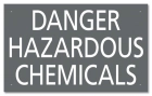 Indiana Hazardous Chemicals Sign