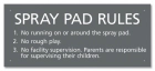 Iowa Spray Pad Rules