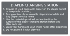 MAHC Diaper-Changing Station Signage