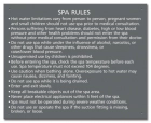 Maine Spa Rules Sign