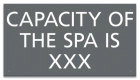 Montana Spa Capacity Sign