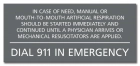 Nevada Dial 911 In Emergency Sign