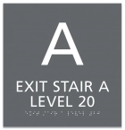 Stairway ID Sign - NYC Compliant