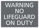 Warning: No Lifeguard on Duty - Missouri