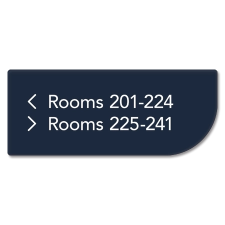 2-Line Directional Sign