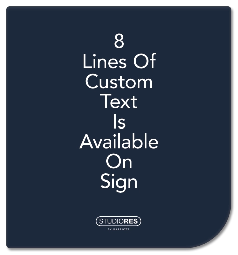 8-Line Informational Sign w/Logo