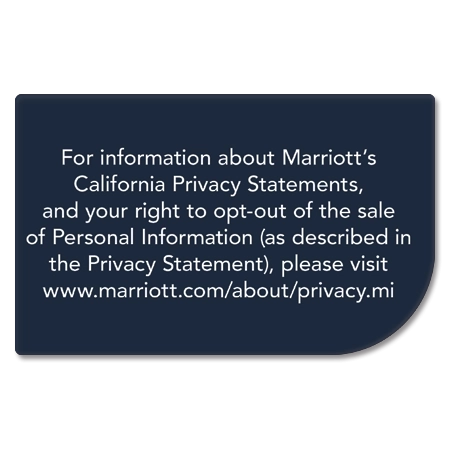 California Privacy Statement Sign