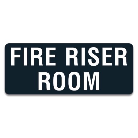 Fire Riser Room Label