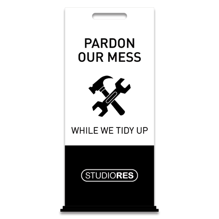 Renovation Free-Standing Floor Sign