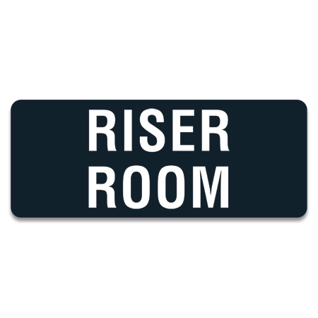 Riser Room Label
