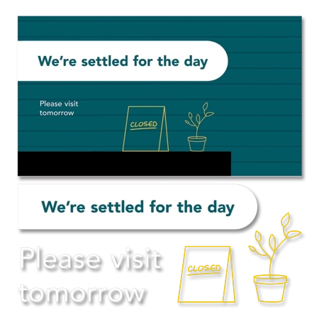 Roll Down Door Graphics Set