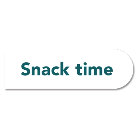 'Snack time' Vending Wall Graphic