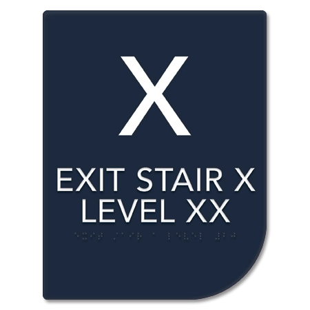 Stairway ID Sign - NYC Compliant