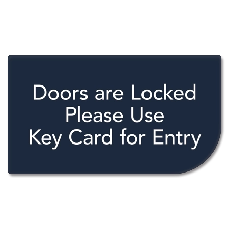 Use Key Card Sign