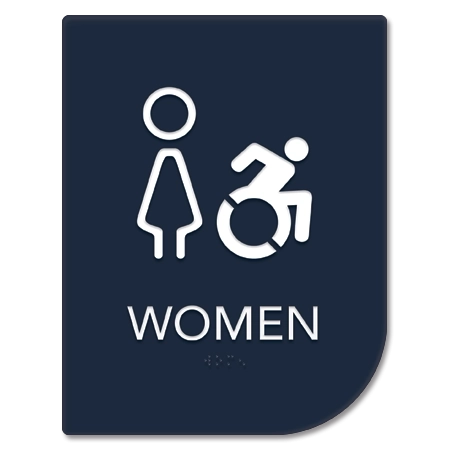 Women Sign w/Female & Dynamic ISA Symbols