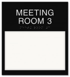 2-Line Room Sign w/Window