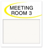 2-Line Room Sign w/Window