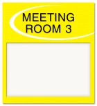 2-Line Room Sign w/Window